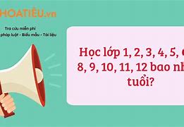 Học Xong Lớp 12 Là Bao Nhiêu Tuổi